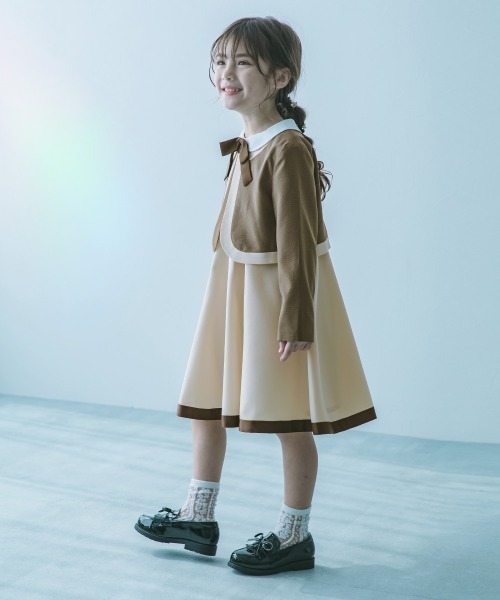 フォーマル 襟付きドレス 2点セット（スーツセット）｜devirock