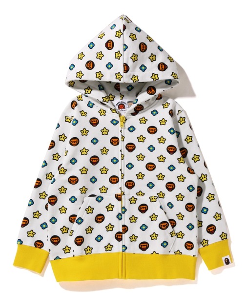 A BATHING APE（アベイシングエイプ）の「MILO MONOGRAM ZIP HOODIE K
