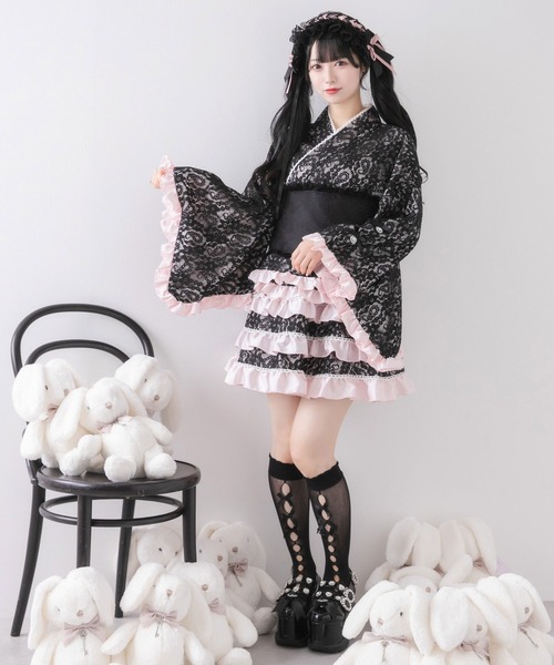 総レースリボン浴衣ドレス（浴衣）｜DearMyLove（ディアマイラブ）の