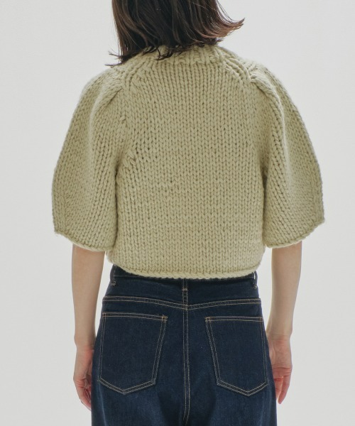 TODAYFUL（トゥデイフル）の「Puffsleeve Hand Knit（ニット/セーター