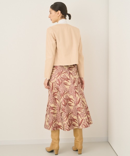 ANAYI（アナイ）の「ラムレザードットボタン ジャケット（ライダース