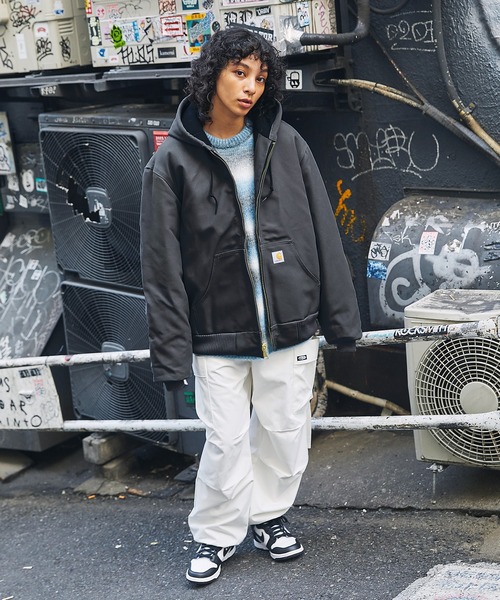 Carhartt カーハート ダックキルティングフードジャケットアクティブ