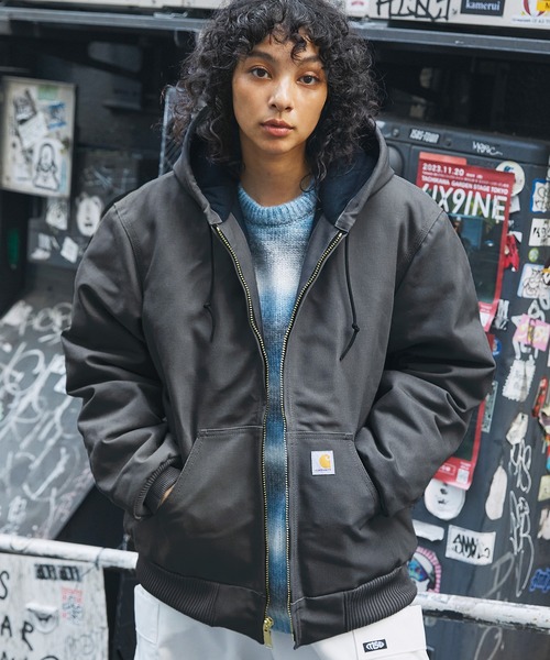 Carhartt カーハート ダックキルティングフードジャケットアクティブ