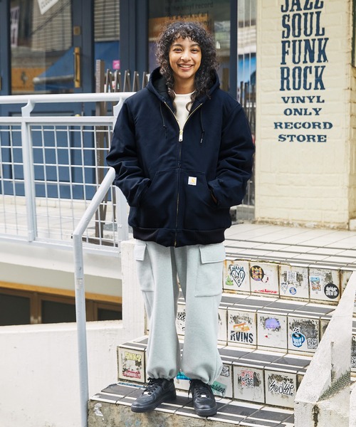 Carhartt カーハート ダックキルティングフードジャケットアクティブ