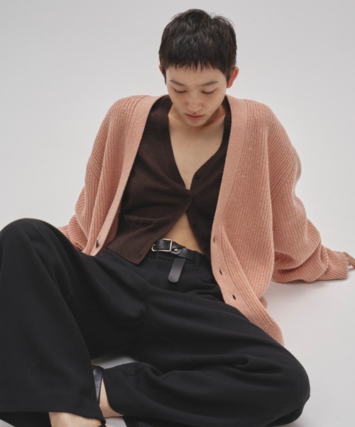 セール】Wool Ribknit Cardigan（カーディガン/ボレロ）｜TODAYFUL