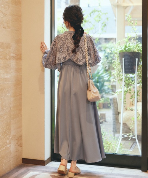 idem（イデム）の「lace bolero omekashi dress/レースボレロ付