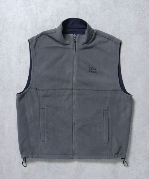 セール】【FFEIN(フェイン)】リバーシブルナイロンベスト / 刺繍