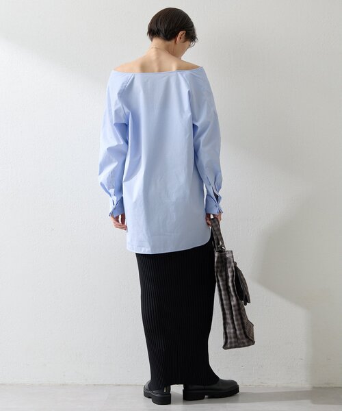 ブロードオフショルダーブラウス（シャツ/ブラウス）｜Whim Gazette