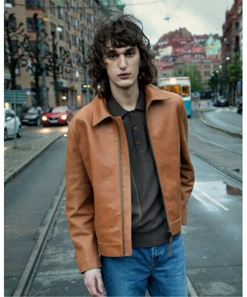 Eddy レザージャケット（ライダースジャケット）｜Nudie Jeans