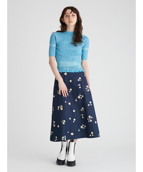 FURFUR（ファーファー）の「【限定サイズ】スカジャンフラワー刺繍