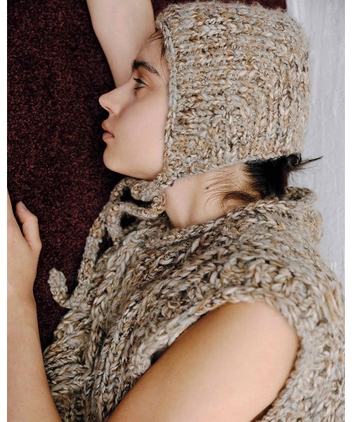 TODAYFUL（トゥデイフル）の「Mix Handknit Vest（ニット/セーター