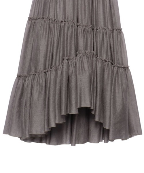 anuans（アニュアンス）の「ボリュームティアードオーガンジースカート