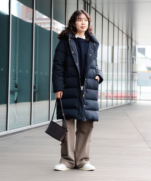 セール】【ビームスの百名品】河田 ロング ダウンコート （S～L