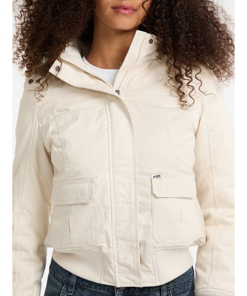 GUESS Originals Faux Fur Hooded Parka ジャケット ブルゾン | GUESS