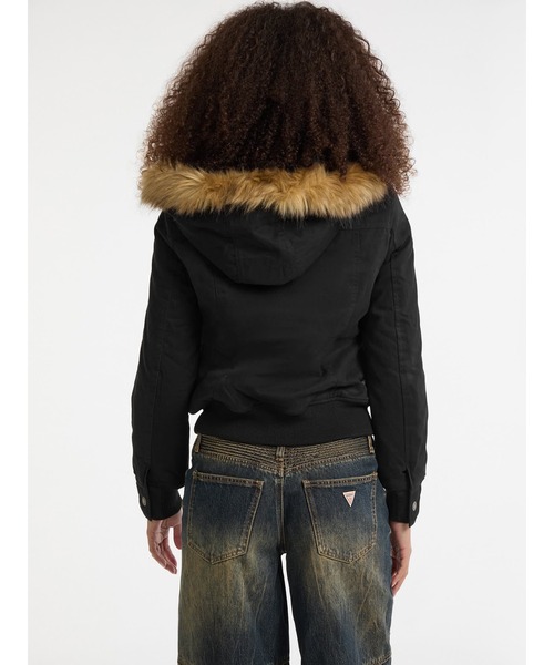 GUESS Originals Faux Fur Hooded Parka ジャケット ブルゾン | GUESS