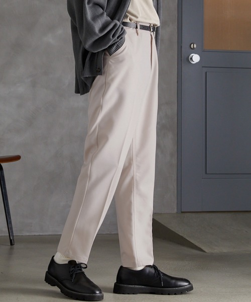 チノトラウザーズテーパードシルエットTRスラックス MONO-MART│MONO