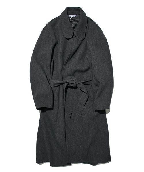 STUDIOUS別注 WOOL BELTED COAT（ステンカラーコート）｜Name.（ネーム