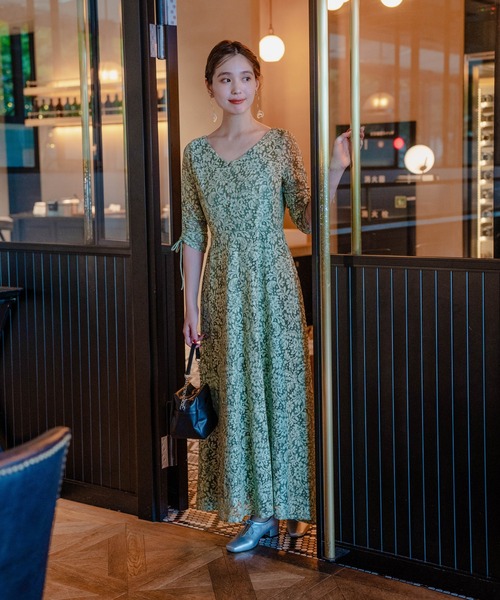 Kastane（カスタネ）の「【オケージョンドレス/結婚式】Uneven bicolor