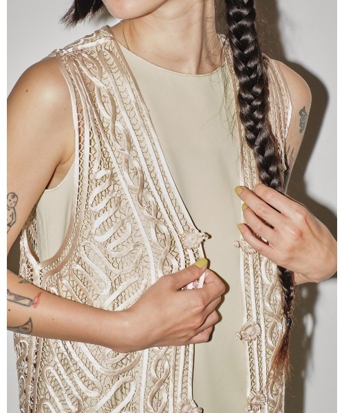 セール】エンブロイダリーミドルベスト（ベスト）｜TODAYFUL（トゥデイ