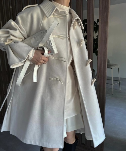 WILLFULLY（ウィルフリー）の「tent toggle jersey melton various