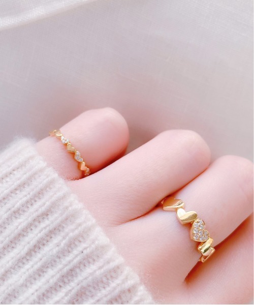 アンハートパヴェリング（リング）｜AHKAH（アーカー）のファッション