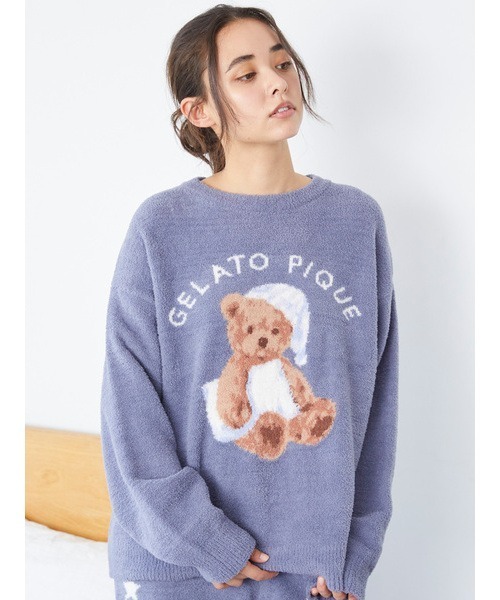 gelato pique（ジェラートピケ）の「GOOD NIGHT BEAR ジャガードプル