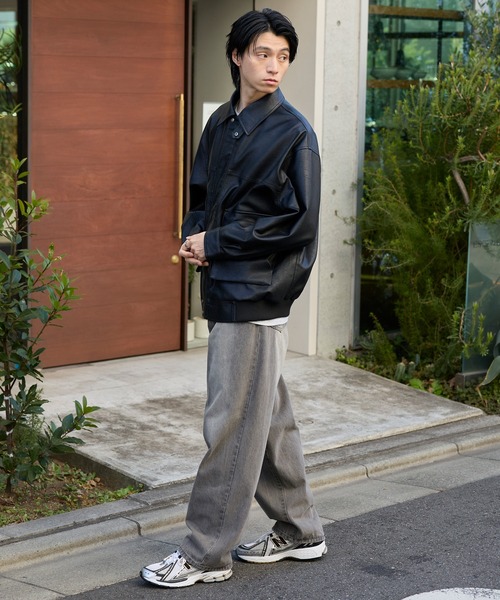 オーバーサイズヴィンテージライクブルゾン MONO-MART│MONO-MART