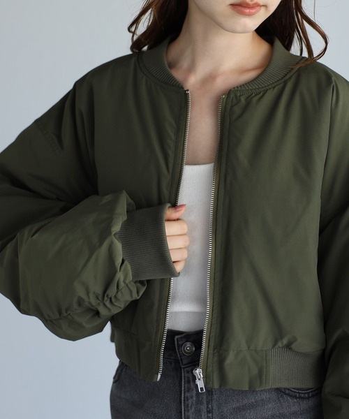 ENC（エンク）の「cropped MA-1 / クロップド丈MA-1（MA-1）」 - WEAR