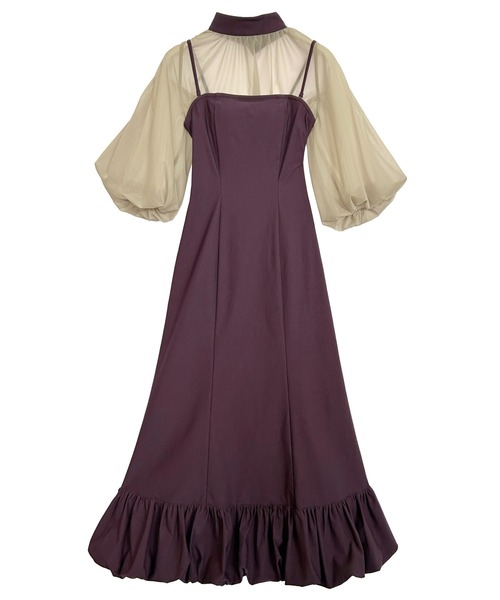 Ameri（アメリ）の「LAYERED BALLOON HEM DRESS（ドレス）」 - WEAR