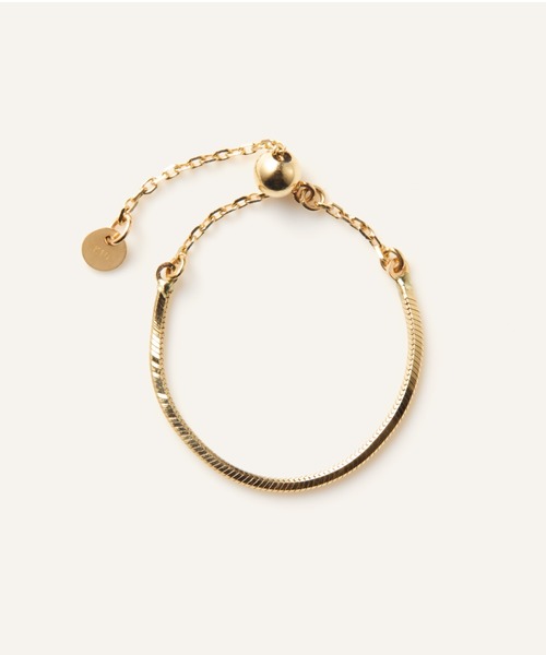 K10YG ゴールド チェーンリング（リング）｜va vendome aoyama（ヴイ