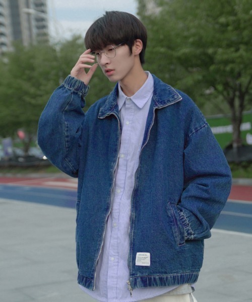 A'GEM/9 × .kom『ARULE/アルール』ZIPデニム JKT/デニム ジップ