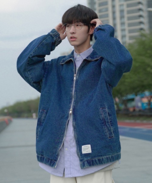 A'GEM/9 × .kom『ARULE/アルール』ZIPデニム JKT/デニム ジップ