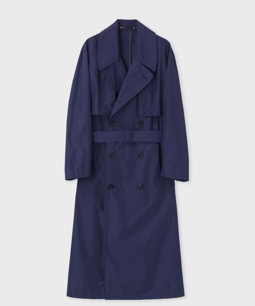 セール】リラクシングテクスチャー ロングトレンチコート / 133115