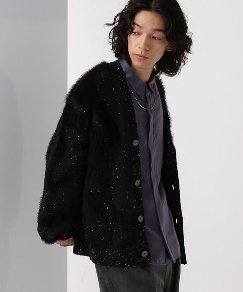 HARE（ハレ）の「イソザイラインスパンコールカーディガン(HARE