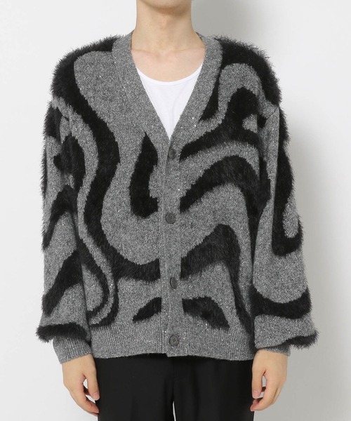 HARE（ハレ）の「イソザイラインスパンコールカーディガン(HARE