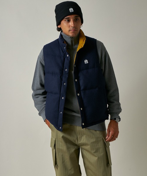 FIDELITY（フィデリティ）の「RECYCLED WOOL REVERSIBLE DOWN VEST
