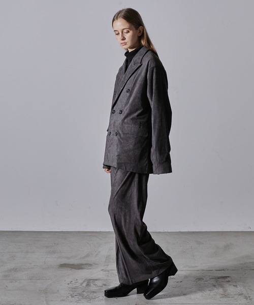 CLEL】Double Tech Fade Tailored Jacket/ダブルテックフェード