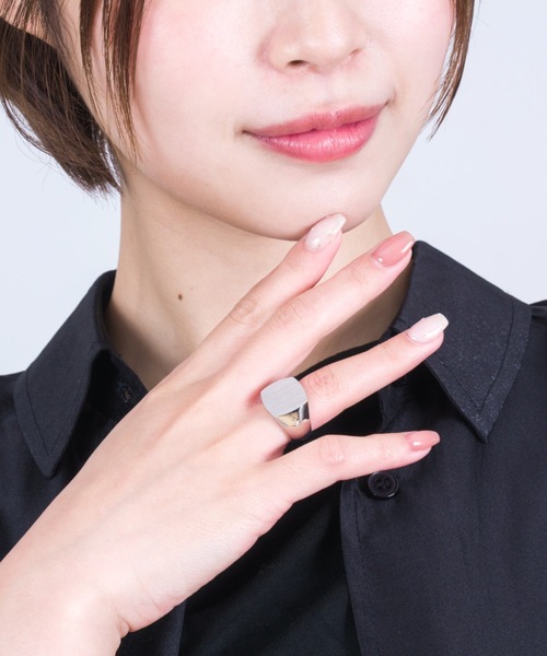 セール】【TOMWOOD(トムウッド)】Cushion Satin シルバーリング 指輪