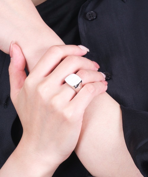 セール】【TOMWOOD(トムウッド)】Cushion Satin シルバーリング 指輪