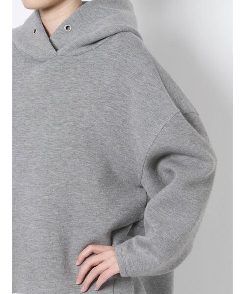 ELENDEEK（エレンディーク）の「アシメヘムブラウスフードダブル