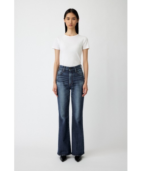 MVS D/BLU FLARE(L)（デニムパンツ）｜MOUSSY（マウジー）の