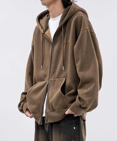セール】【at】〔THRASHER/スラッシャー〕裏起毛 ワンポイントロゴ