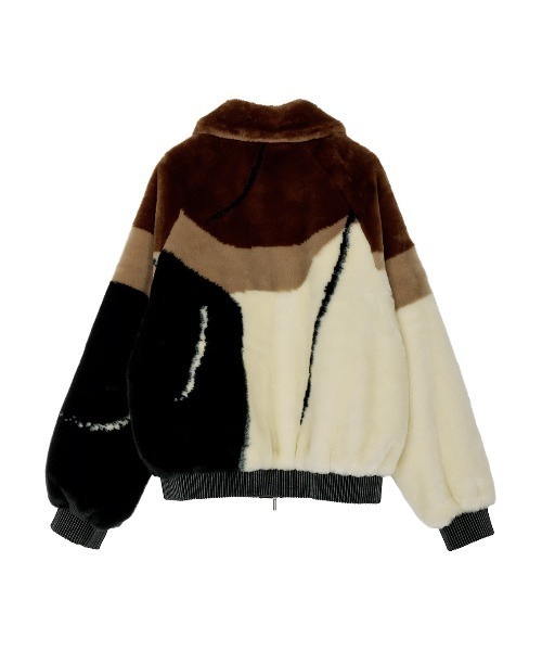 Ameri（アメリ）の「DESSERT CUP FUR BLOUSON（ブルゾン）」 - WEAR