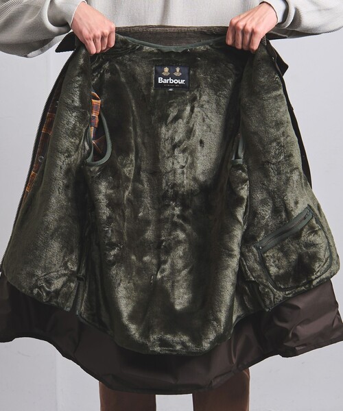 Barbour（バブアー）の「＜Barbour＞フロントジップ ファー ライナー