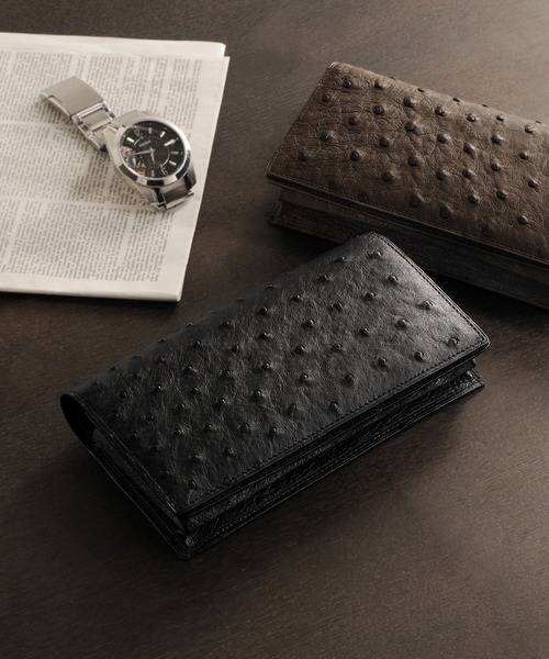オーストリッチレザー長財布日本製（財布）｜sankyo shokai