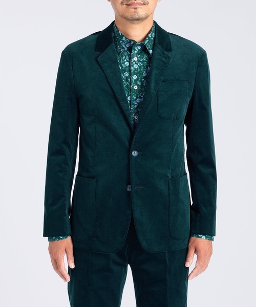 ポールスミス エルボーパッチ コーデュロイ テーラードジャケット 羊毛