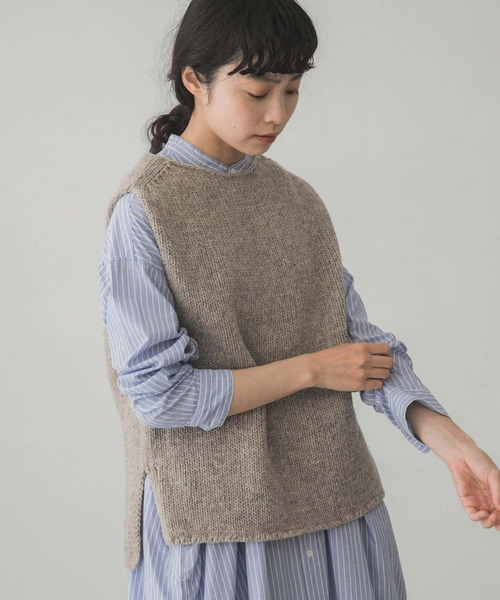 かぐれ（カグレ）の「ペルーニットベスト（ニット/セーター）」 - WEAR