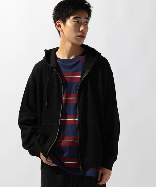 セール】ワッフルジップパーカー（パーカー）｜niko and