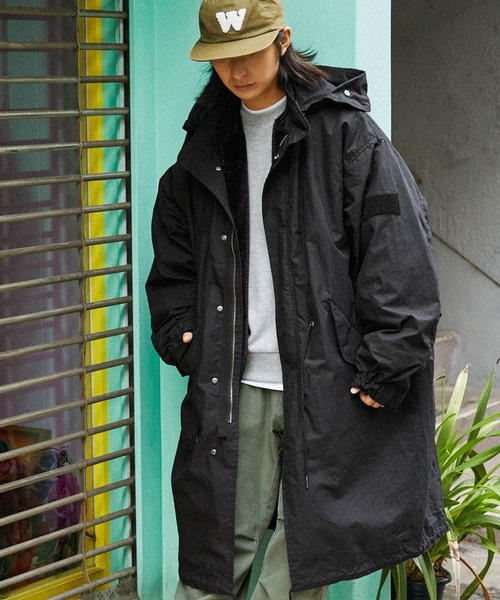 7WAY ファー切替ライナーブルゾン＆フード脱着 ビッグシルエットM-65