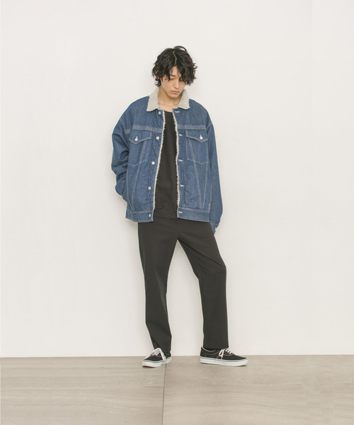 Iroquois（イロコイ）の「【Iroquois】12OZ ムラ糸Gジャン（デニム